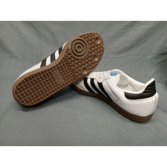 Adidas Samba OG C Sneakers Leather Black White Gum Kids Size 13K NEW NO BOX! - Picture 2 of 11